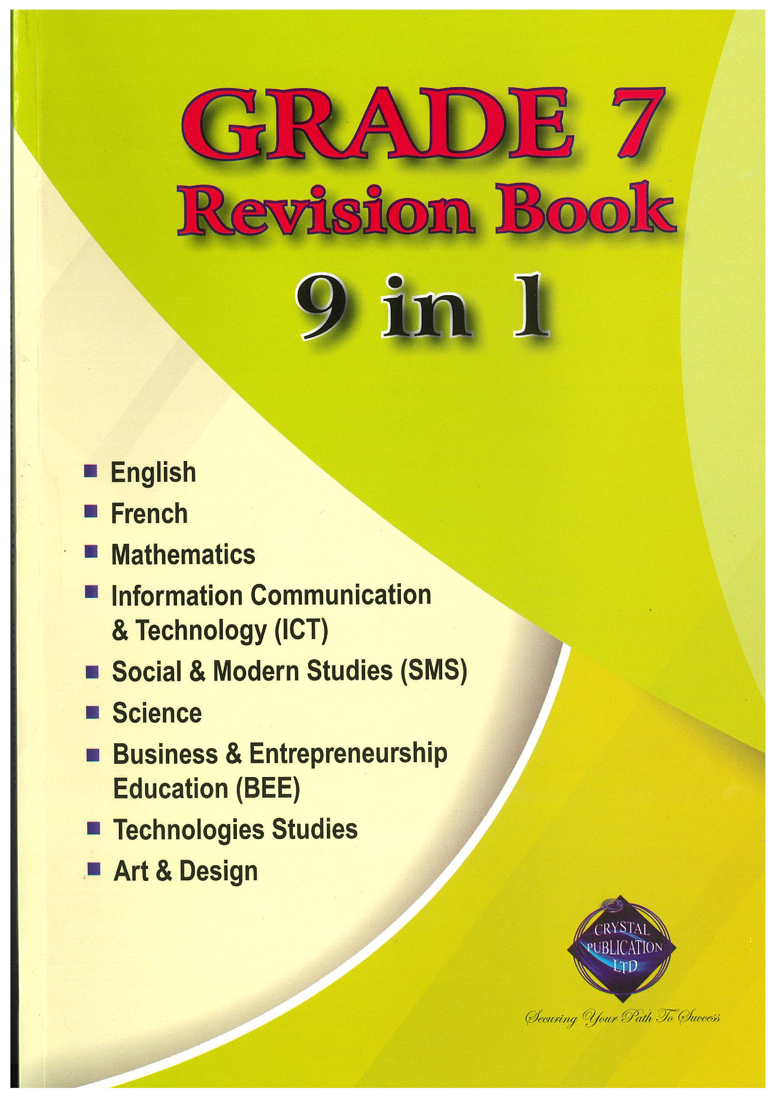 Revision Book - Grade 7 - Crystal Publication
